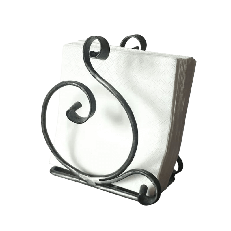 IRON NAPKIN HOLDER (BLACK)